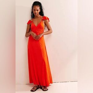 Free People Louisa Maxi dress, Size L. NWT